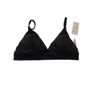 Women's Black Bikini Top Size M